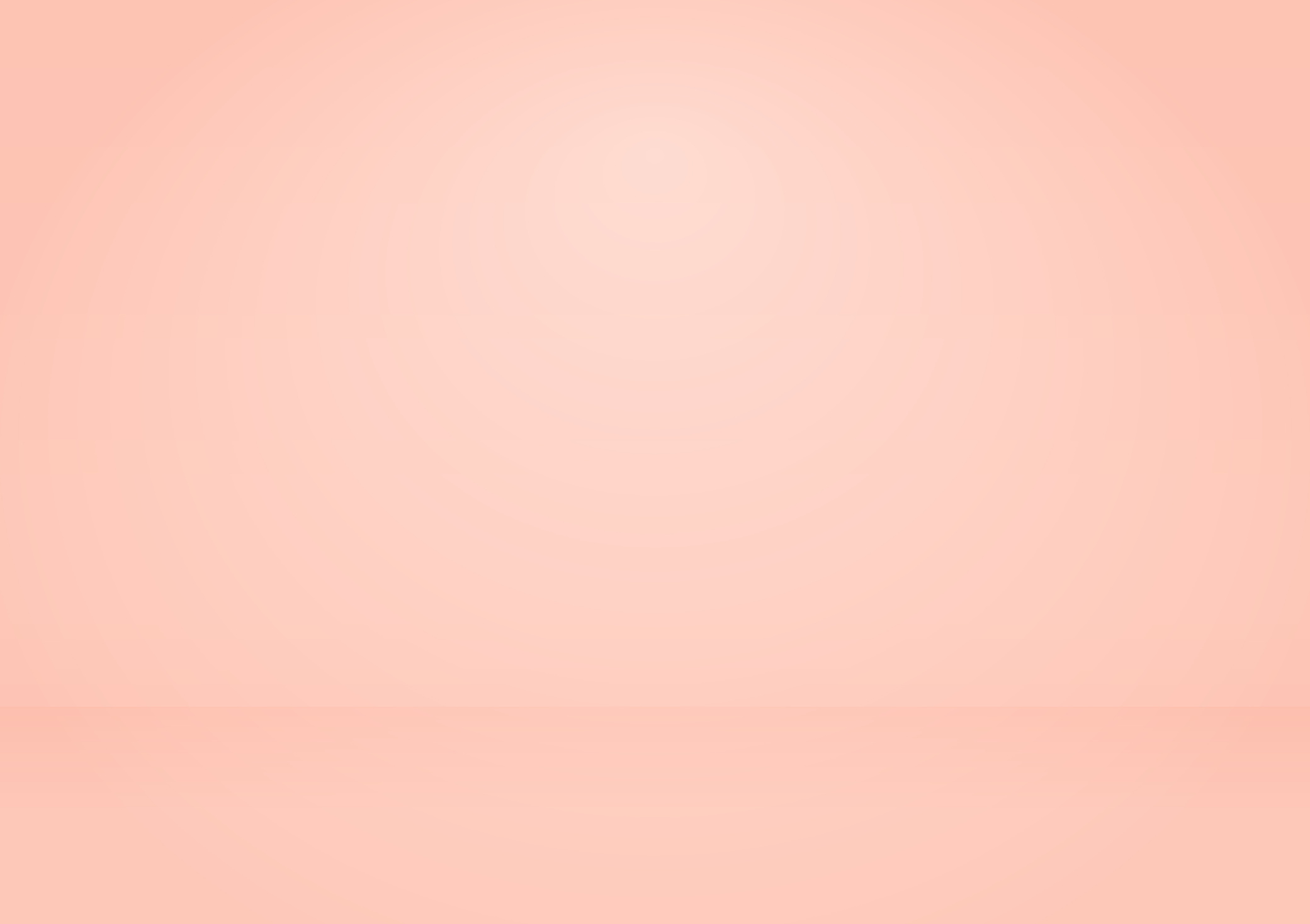 Empty room background peach color